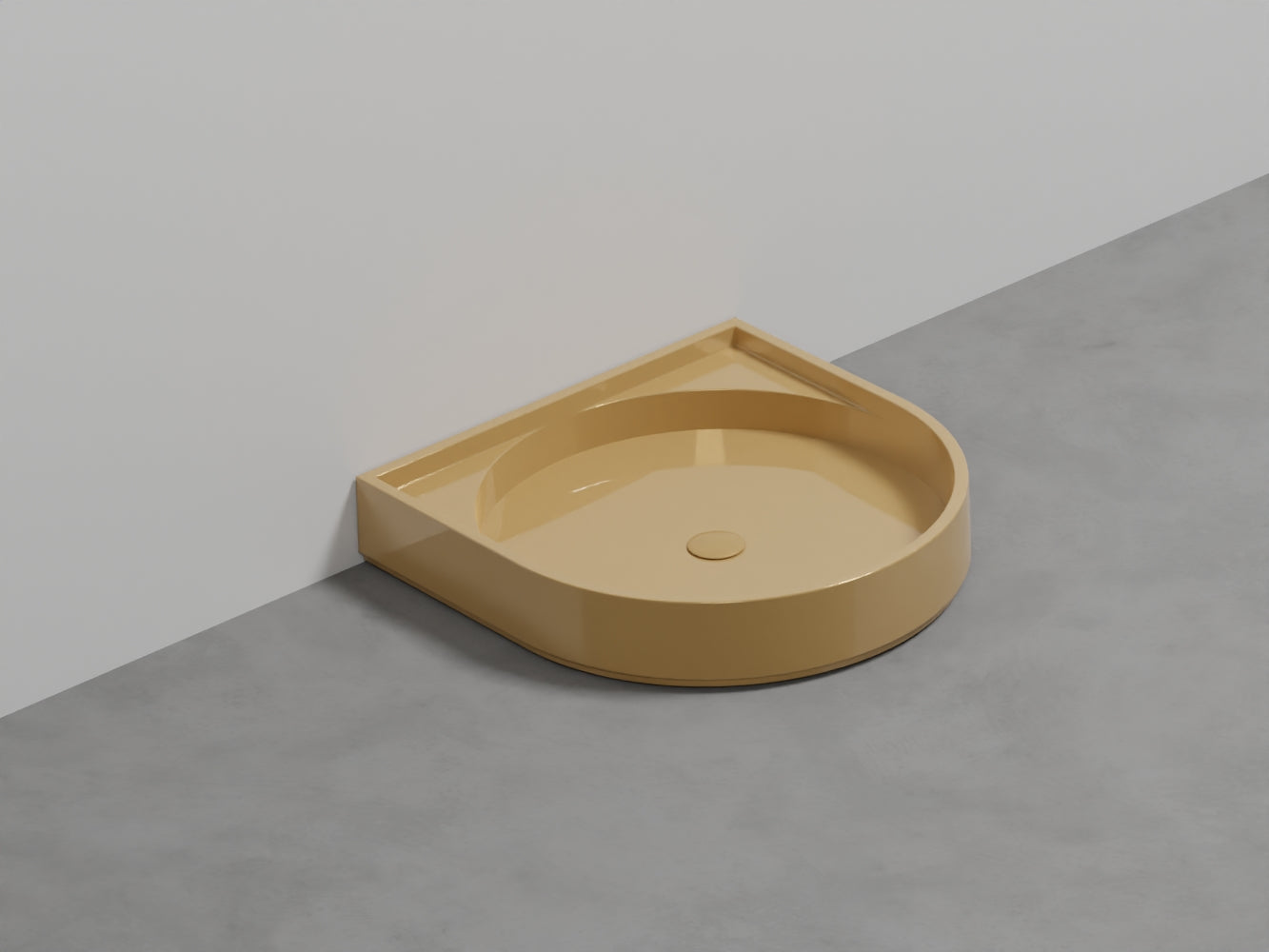 # PIATTO DOCCIA SEMICIRCOLARE AUGUSTO - CIELO esclusivo piattodoccia dal design moderno e sofisticato