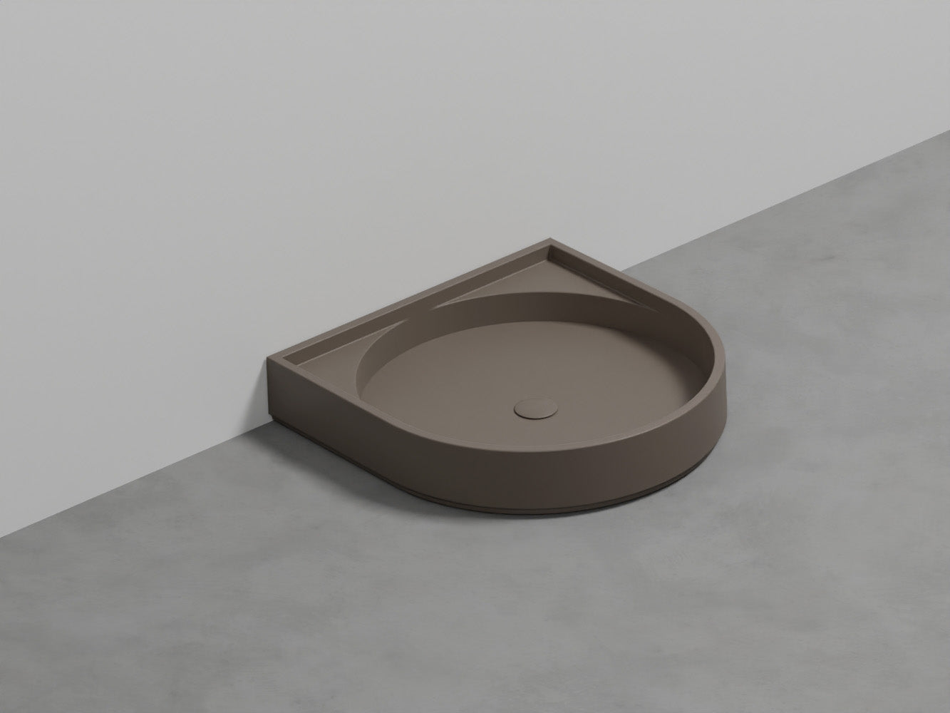 # PIATTO DOCCIA SEMICIRCOLARE AUGUSTO - CIELO esclusivo piattodoccia dal design moderno e sofisticato