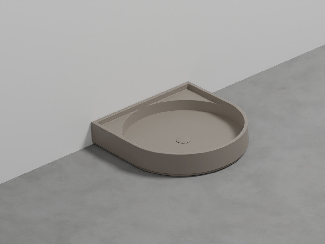 # PIATTO DOCCIA SEMICIRCOLARE AUGUSTO - CIELO esclusivo piattodoccia dal design moderno e sofisticato