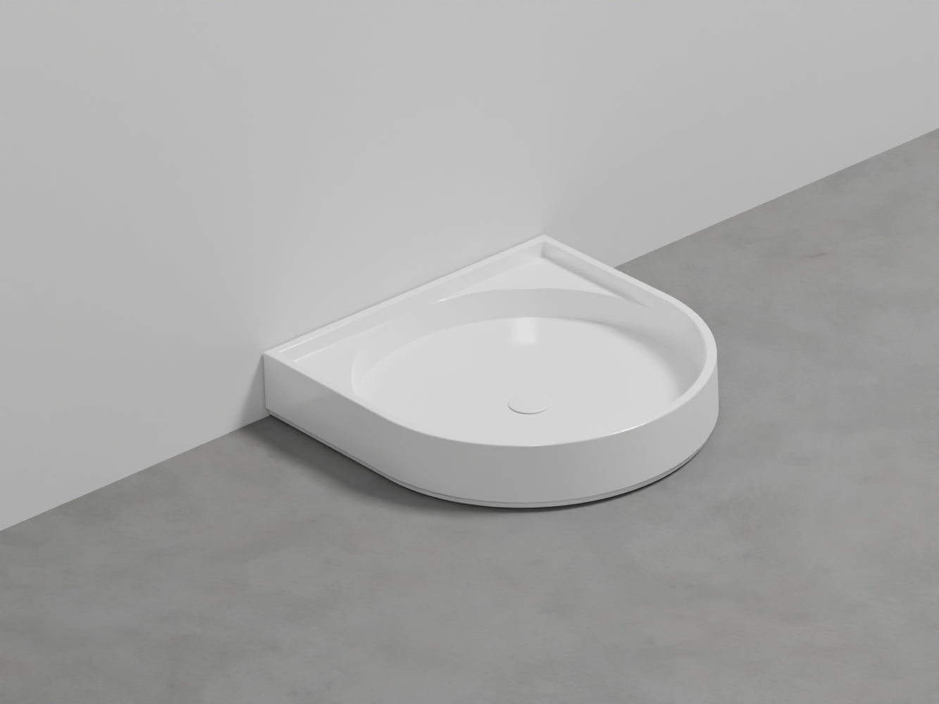 # PIATTO DOCCIA SEMICIRCOLARE AUGUSTO - CIELO esclusivo piattodoccia dal design moderno e sofisticato