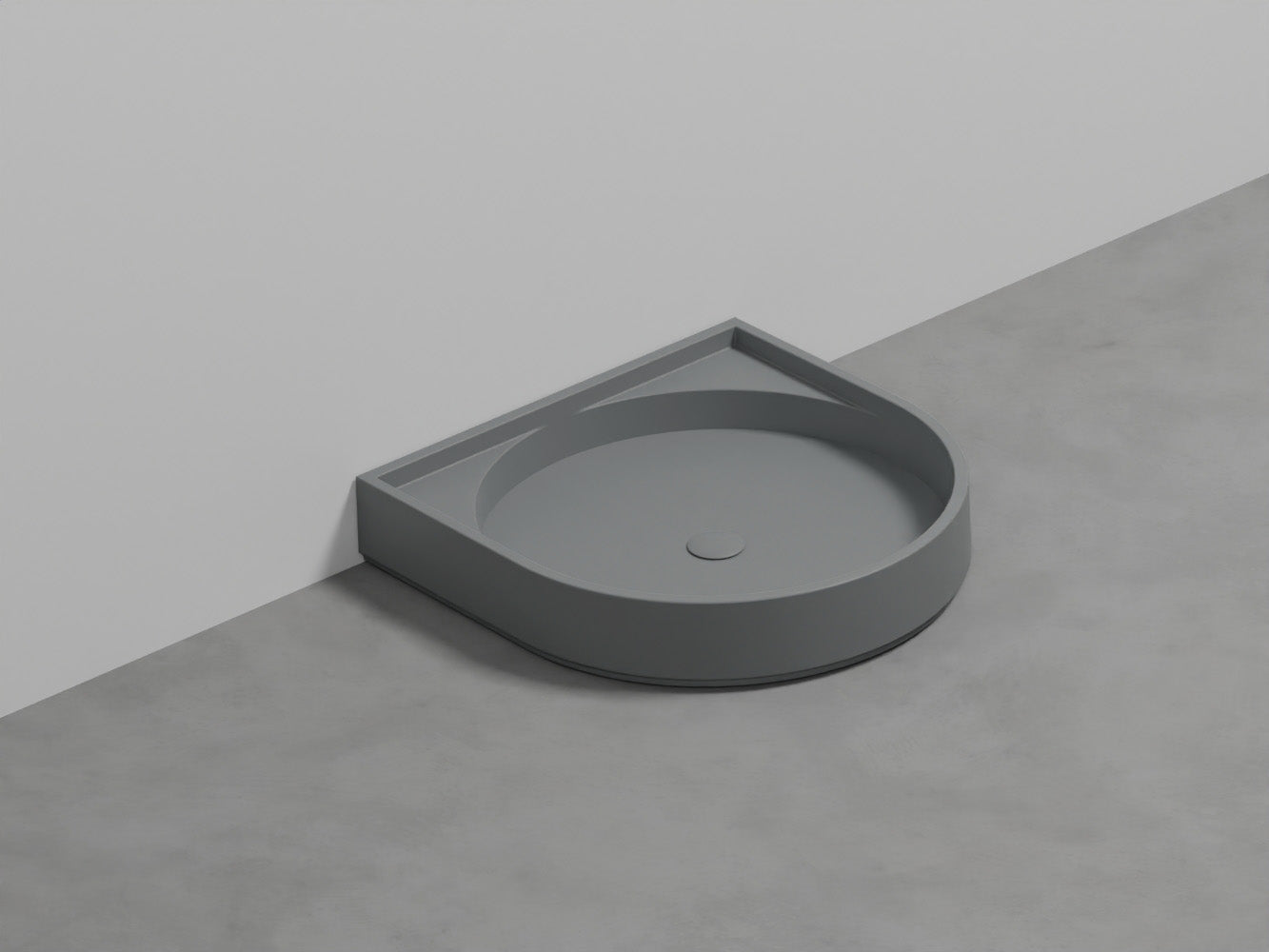 # PIATTO DOCCIA SEMICIRCOLARE AUGUSTO - CIELO esclusivo piattodoccia dal design moderno e sofisticato