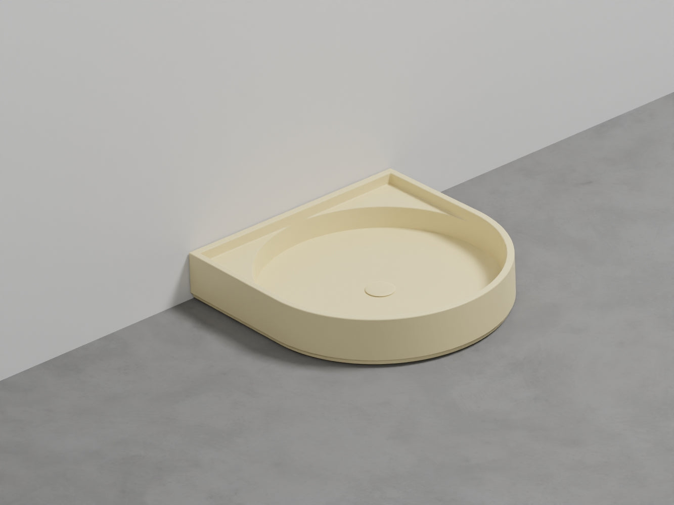 # PIATTO DOCCIA SEMICIRCOLARE AUGUSTO - CIELO esclusivo piattodoccia dal design moderno e sofisticato