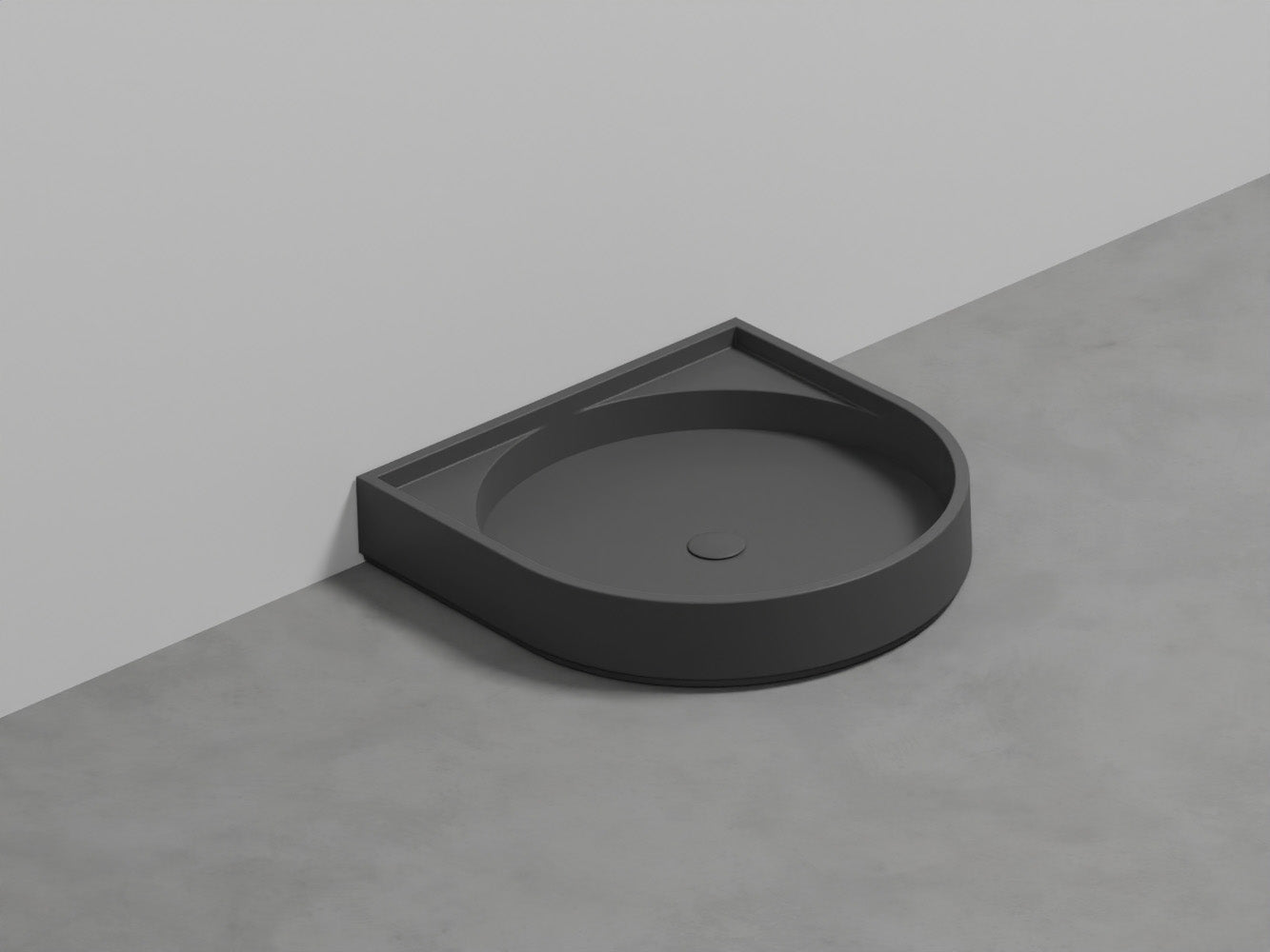 # PIATTO DOCCIA SEMICIRCOLARE AUGUSTO - CIELO esclusivo piattodoccia dal design moderno e sofisticato