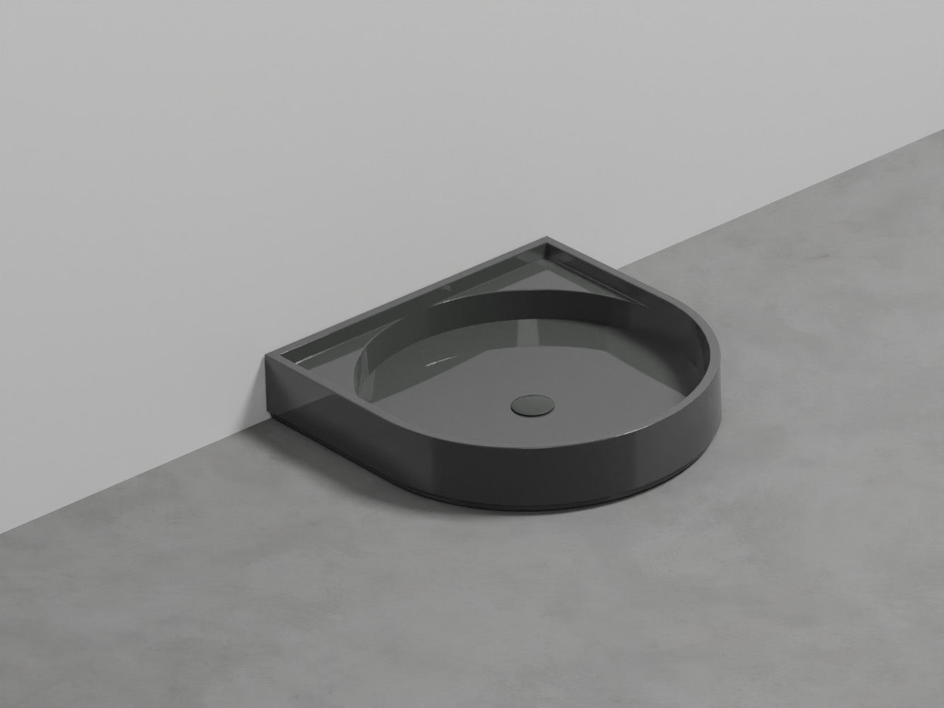 # PIATTO DOCCIA SEMICIRCOLARE AUGUSTO - CIELO esclusivo piattodoccia dal design moderno e sofisticato