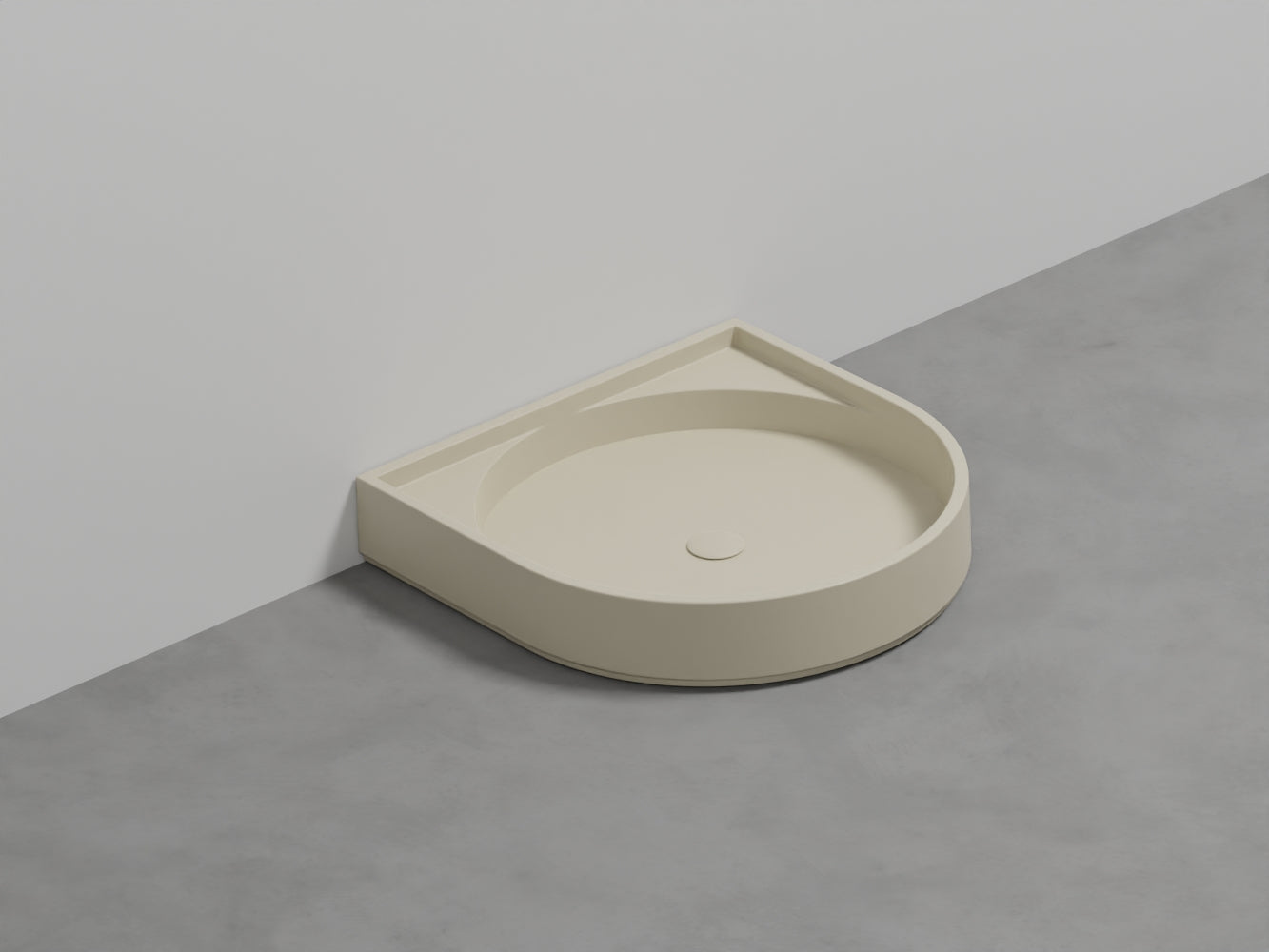 # PIATTO DOCCIA SEMICIRCOLARE AUGUSTO - CIELO esclusivo piattodoccia dal design moderno e sofisticato