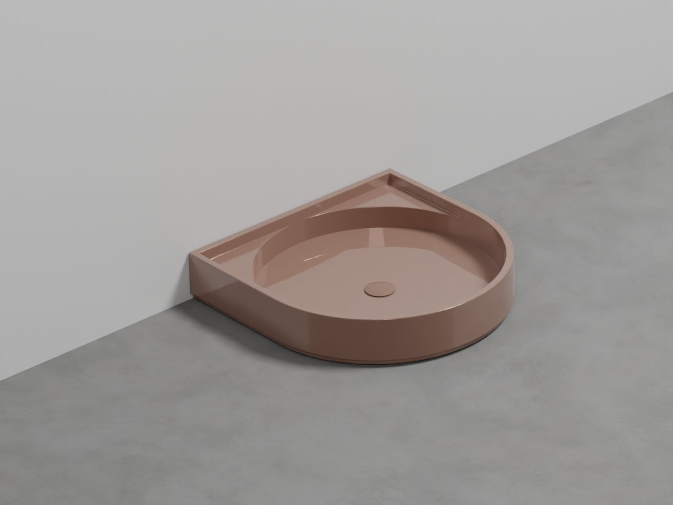 # PIATTO DOCCIA SEMICIRCOLARE AUGUSTO - CIELO esclusivo piattodoccia dal design moderno e sofisticato