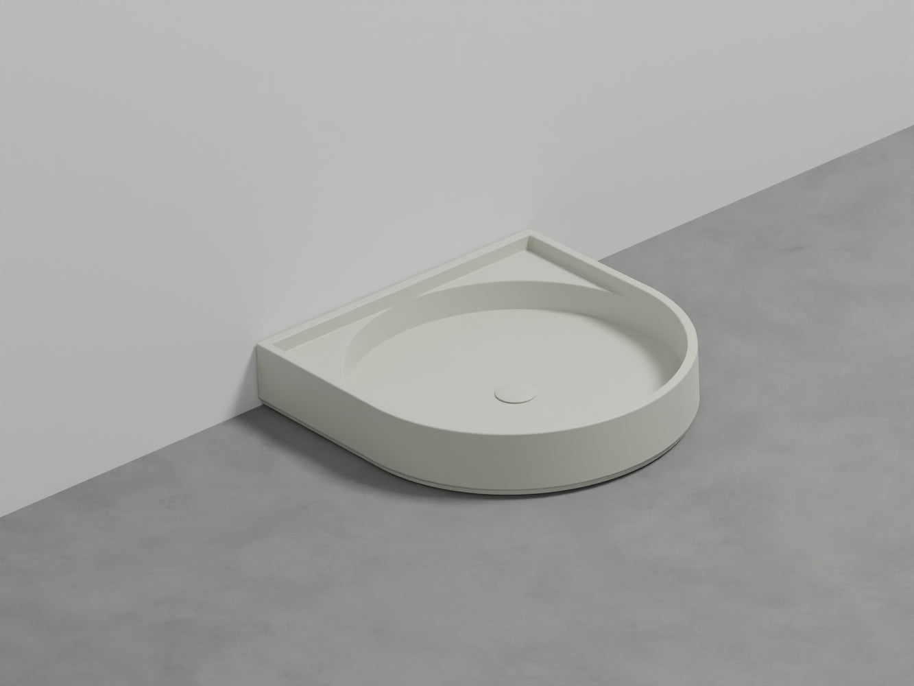 # PIATTO DOCCIA SEMICIRCOLARE AUGUSTO - CIELO esclusivo piattodoccia dal design moderno e sofisticato