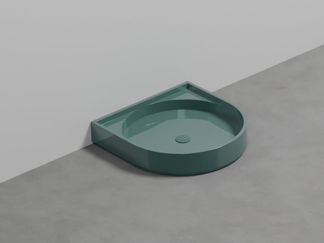 # PIATTO DOCCIA SEMICIRCOLARE AUGUSTO - CIELO esclusivo piattodoccia dal design moderno e sofisticato