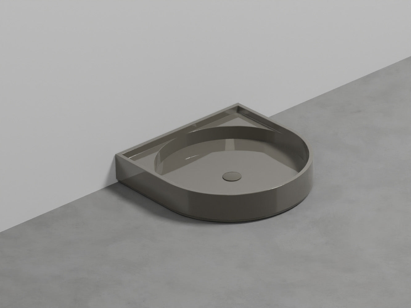 # PIATTO DOCCIA SEMICIRCOLARE AUGUSTO - CIELO esclusivo piattodoccia dal design moderno e sofisticato