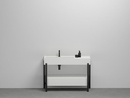 # LAVABO PLINIO 115 CON CASSETTO - CIELO prestigioso mobile lavabo, ideale per il bagno moderno