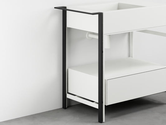 # PORTASCIUGAMANI LATERALE NARCISO - CIELO complemento d'arredo elegante per bagno