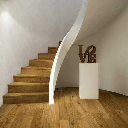 Pavimento in AMATO ROVERE CANNELLA EXTRA OPACO QUICK-STEP effetto legno