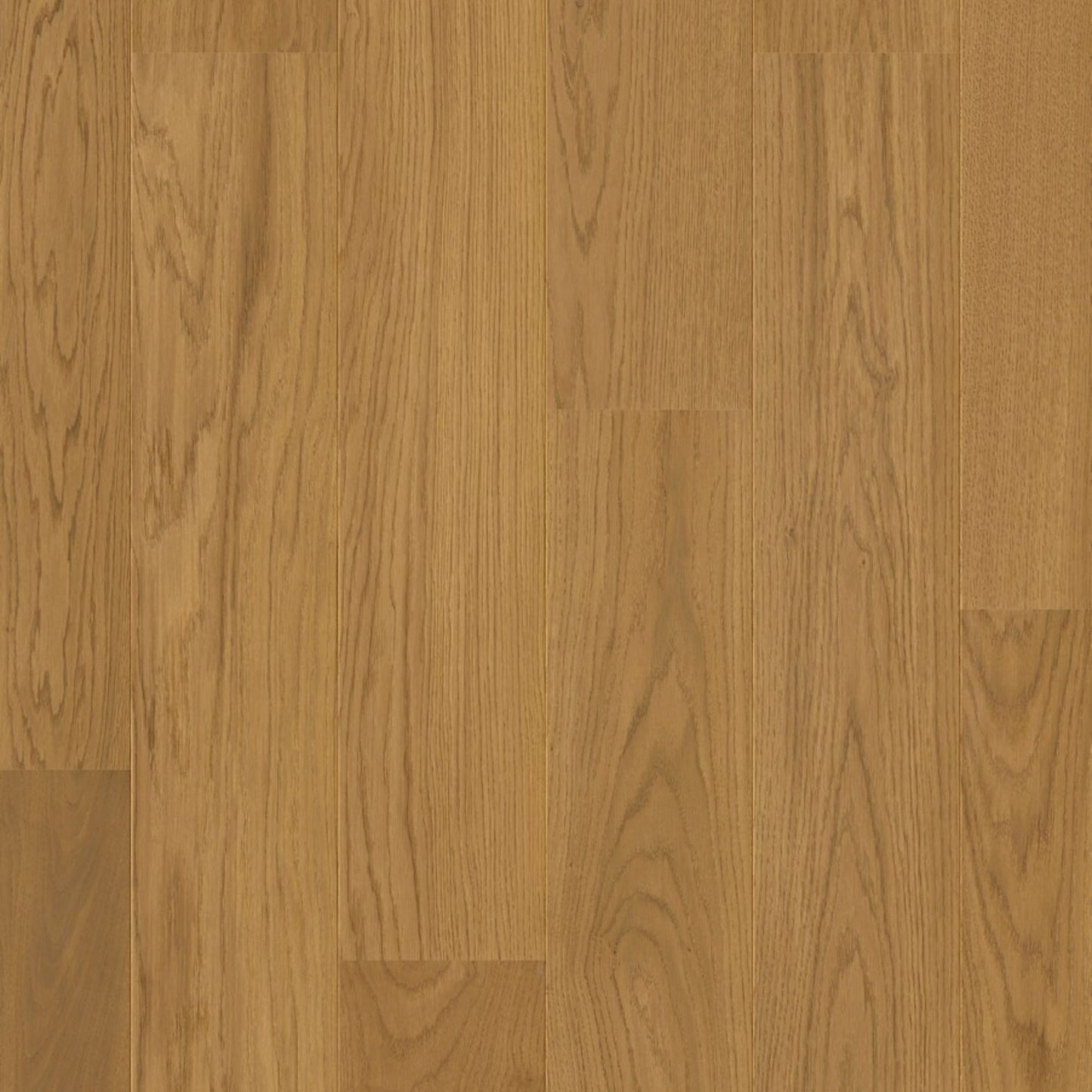 Pavimento in PARQUET CASCADA ROVERE CASTANO CHIARO EXTRA OPACO QUICK-STEP ideale in soggiorni con ampie vetrate o in open space dove la luce varia durante la giornata