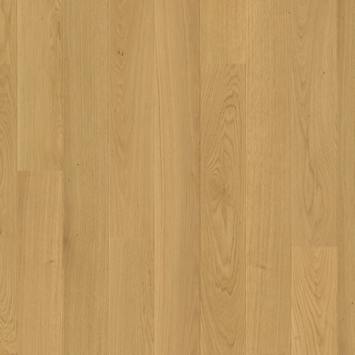 Pavimento in PARQUET AMATO ROVERE CUOIO EXTRA OPACO QUICK-STEP effetto legno posa Uniclic Multifit e compatibilità con riscaldamento e raffreddamento a pavimento