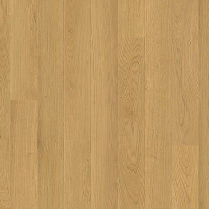 Pavimento in PARQUET AMATO ROVERE CUOIO EXTRA OPACO QUICK-STEP effetto legno posa Uniclic Multifit e compatibilità con riscaldamento e raffreddamento a pavimento