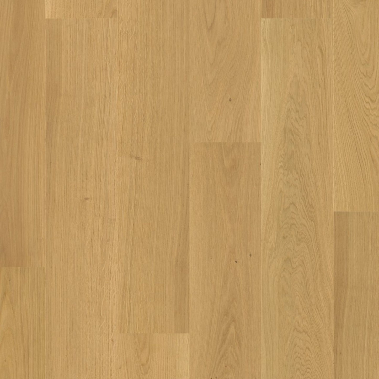 Pavimento in PARQUET CASCADA ROVERE CUOIO EXTRA OPACO QUICK-STEP effetto legno questa tonalità consente di mantenere una base calda senza appesantire lo spazio