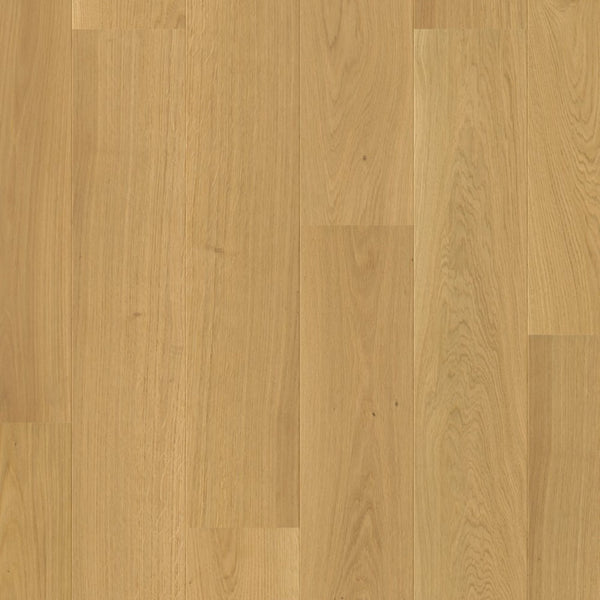 Pavimento in PARQUET CASCADA ROVERE CUOIO EXTRA OPACO QUICK-STEP effetto legno questa tonalità consente di mantenere una base calda senza appesantire lo spazio