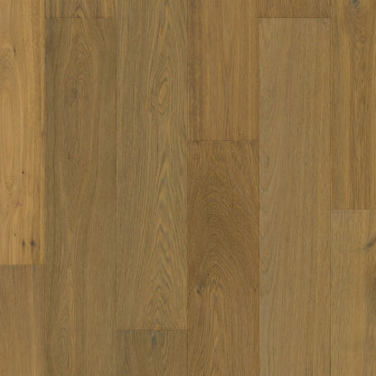 Pavimento in PARQUET CASCADA ROVERE MOKACCINO EXTRA OPACO QUICK-STEP effetto legno ideale sia per ambienti residenziali moderni che per spazi classici