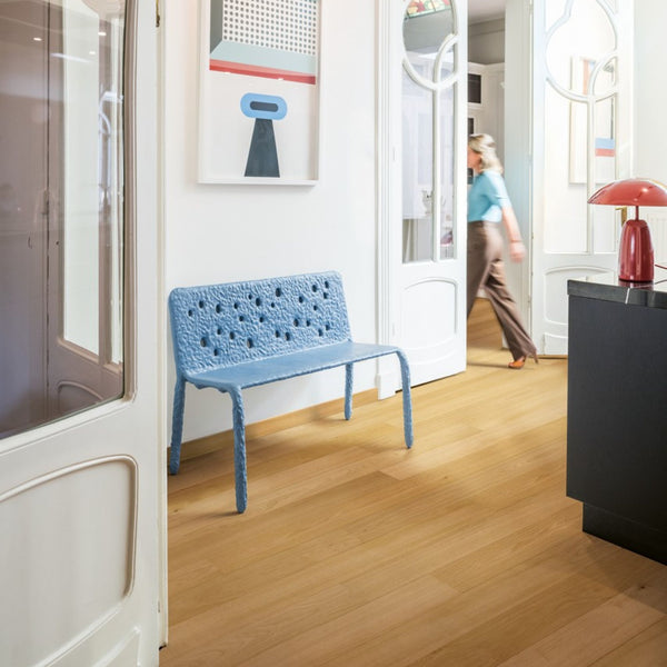 Pavimento in PARQUET AMATO ROVERE NATURALE EXTRA OPACO QUICK-STEP effetto legno adatta a contesti residenziali posa Uniclic Multifit