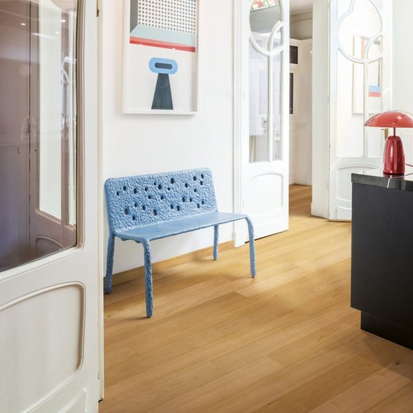Pavimento in PARQUET AMATO ROVERE NATURALE EXTRA OPACO QUICK-STEP effetto legno adatta a contesti residenziali posa Uniclic Multifit