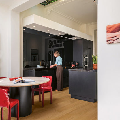 Pavimento in PARQUET AMATO ROVERE NATURALE EXTRA OPACO QUICK-STEP effetto legno adatta a contesti residenziali posa Uniclic Multifit