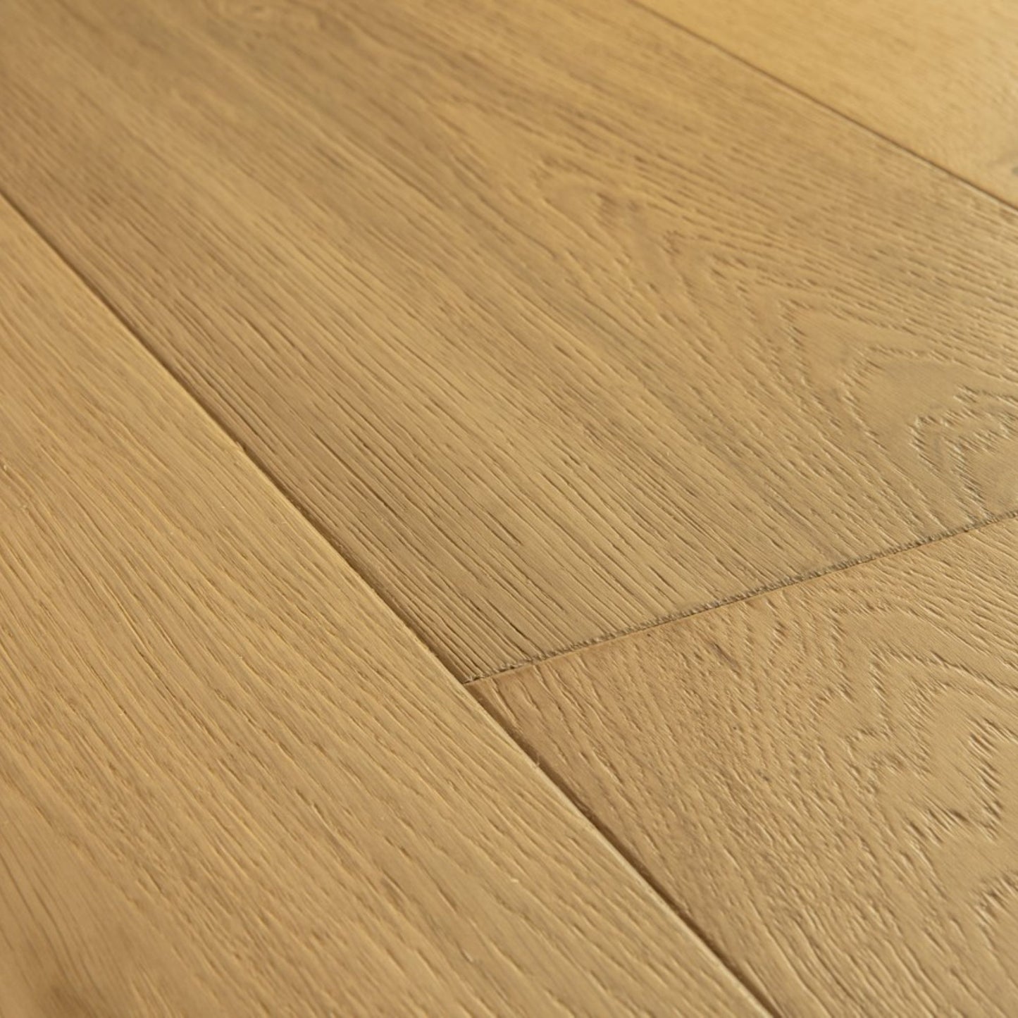 Pavimento in PARQUET CALA ROVERE PURO EXTRA OPACO QUICK-STEP effetto legno tecnologia Wood for Life previene l’adesione di fango, residui o altri tipi di sporco