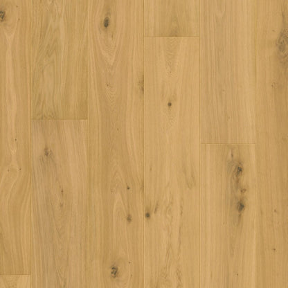 Pavimento in PARQUET CALA ROVERE PURO EXTRA OPACO QUICK-STEP effetto legno tecnologia Wood for Life previene l’adesione di fango, residui o altri tipi di sporco