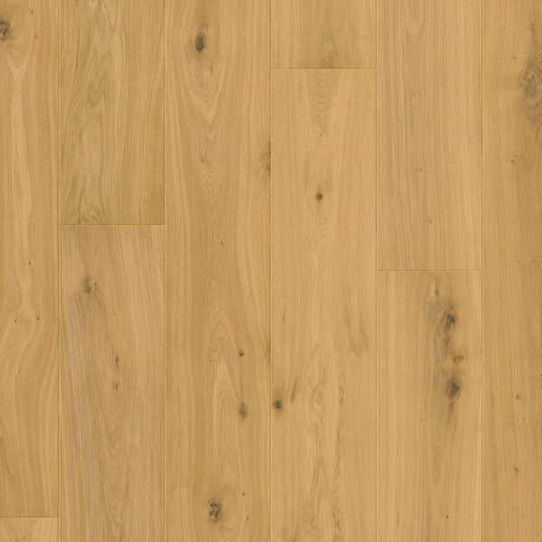 Pavimento in PARQUET CALA ROVERE PURO EXTRA OPACO QUICK-STEP effetto legno tecnologia Wood for Life previene l’adesione di fango, residui o altri tipi di sporco