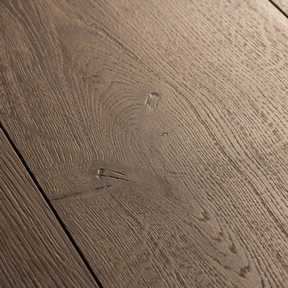 Pavimento in Laminato CAPTURE ROVERE SPAZZOLATO MARRONE QUICK-STEP sistema Uniclic e compatibile con riscaldamento a pavimento