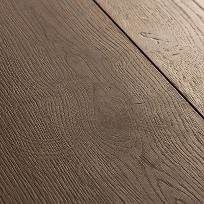 Pavimento in Laminato CAPTURE ROVERE SPAZZOLATO MARRONE QUICK-STEP sistema Uniclic e compatibile con riscaldamento a pavimento