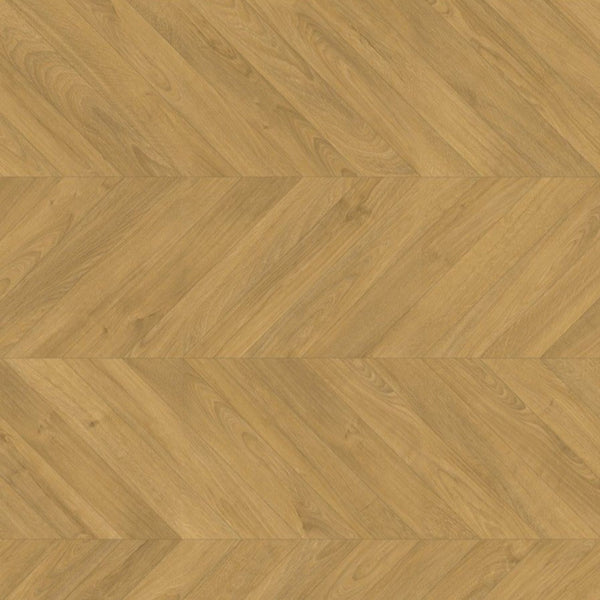 Pavimento in Laminato IMPRESSIVE PATTERNS ROVERE SPINA NATURALE QUICK-STEP posa geometrica, impermeabilità totale, resistenza ai graffi e compatibilità con riscaldamento a pavimento