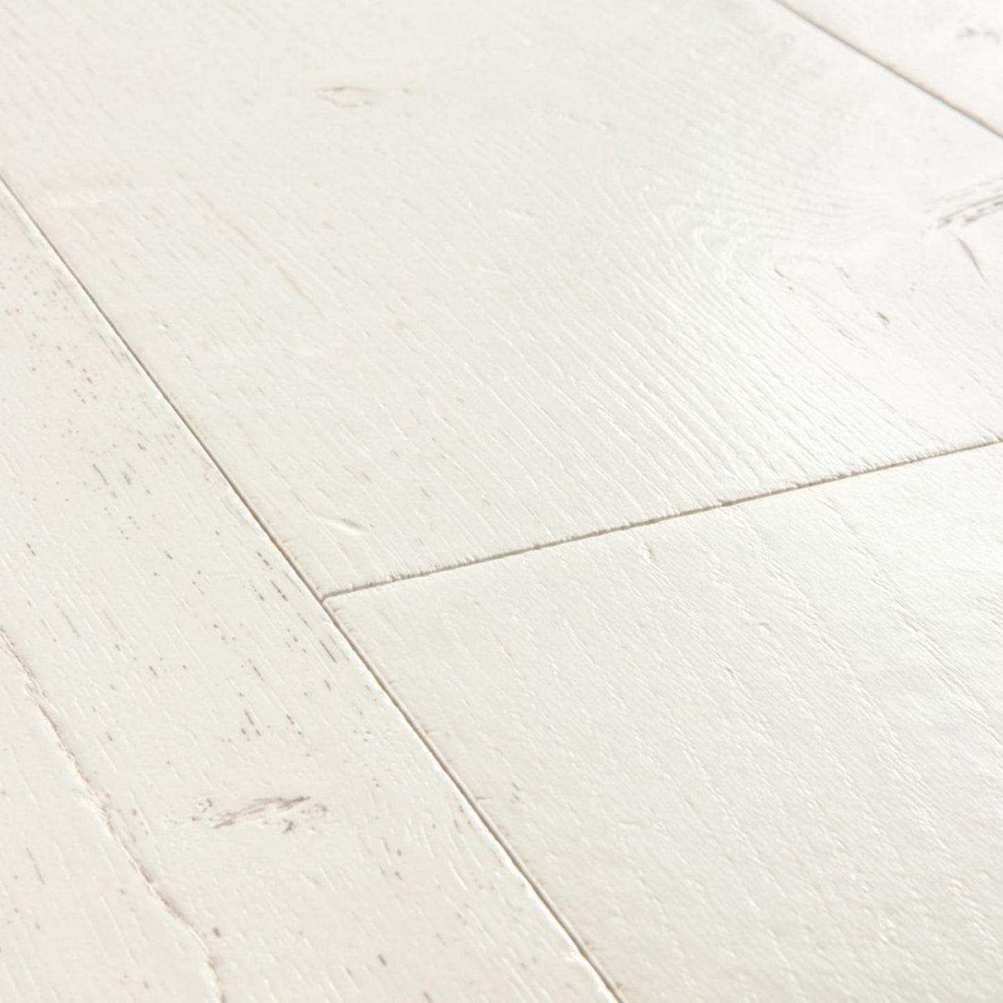 Pavimento in Laminato CAPTURE ROVERE TINTO BIANCO QUICK-STEP con tecnologia Scratch Guard, 100% impermeabile, posa Uniclic