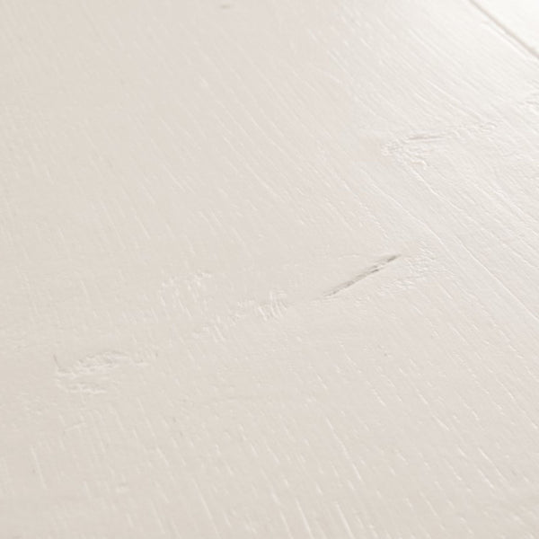 Pavimento in Laminato CAPTURE ROVERE TINTO BIANCO QUICK-STEP con tecnologia Scratch Guard, 100% impermeabile, posa Uniclic