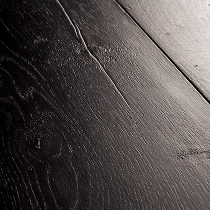 Pavimento in Laminato CAPTURE ROVERE TINTO NERO QUICK-STEP impermeabile, resistente ai graffi e compatibile con riscaldamento a pavimento