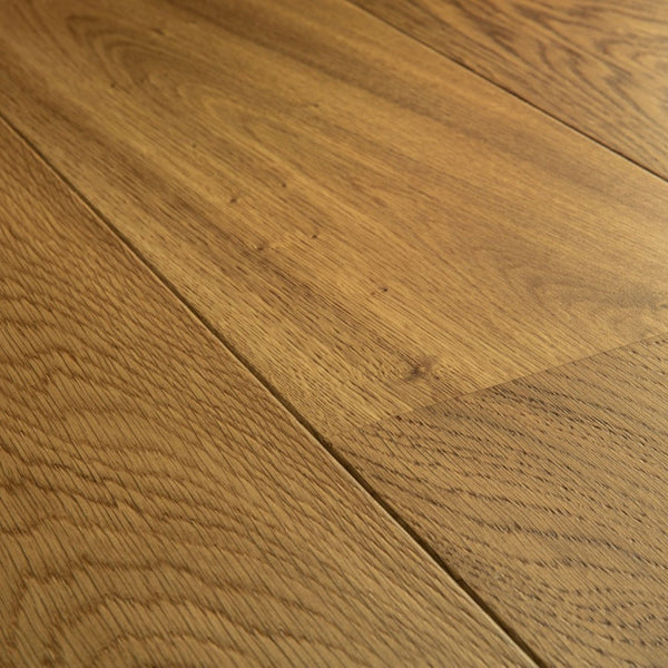 Pavimento in PARQUET CASCADA ROVERE TOFFEE EXTRA OPACO QUICK-STEP doghe larghe effetto legno pavimento impermeabile