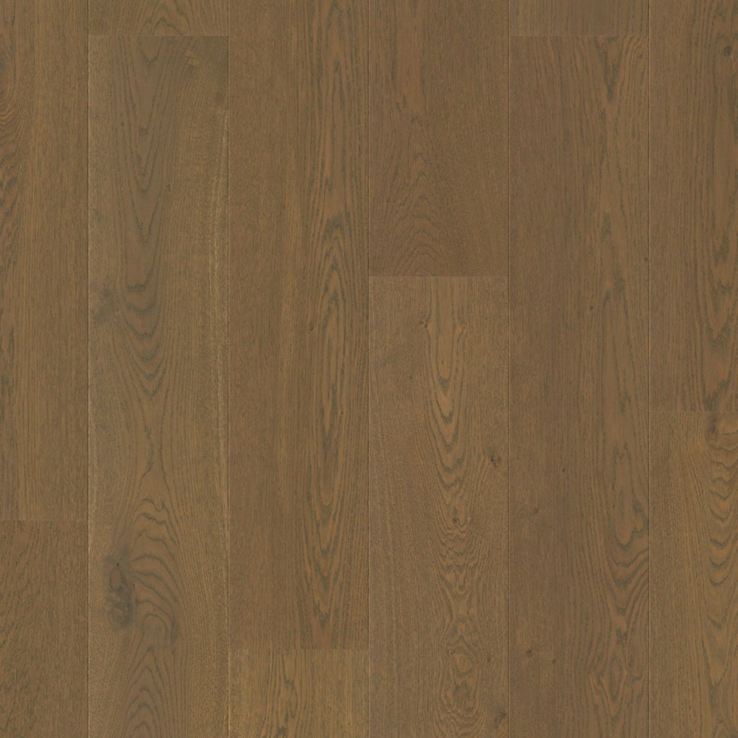 Pavimento in PARQUET CASCADA ROVERE VINTAGE MARRONE EXTRA OPACO QUICK-STEP In ambienti con arredi chiari o pareti neutre, crea contrasto e definizione