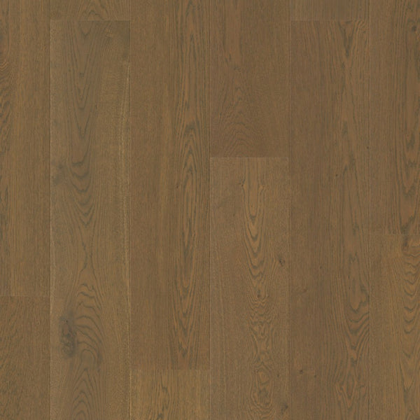 Pavimento in PARQUET CASCADA ROVERE VINTAGE MARRONE EXTRA OPACO QUICK-STEP In ambienti con arredi chiari o pareti neutre, crea contrasto e definizione