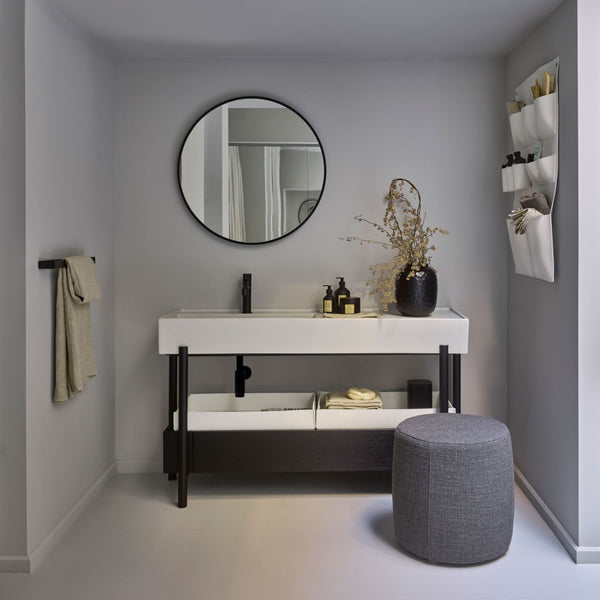 # SPECCHIO BAGNO TONDO ROUND con cornice laccata - CERAMICA CIELO perfetto per valorizzare ambienti bagno contemporanei o dal gusto raffinato