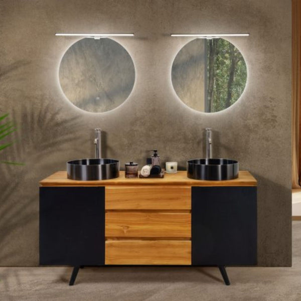 SPECCHIO RETROILLUMINATO LED Ø 60/80/100/110cm - CIPÍ specchio bagno con Led Naturale, Sensore Touch e IP67