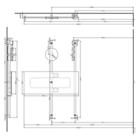 # SPECCHIO SIWA RETTANGOLARE ESSENZA - CIELO specchiera dal design contemporaneo minimal per bagno