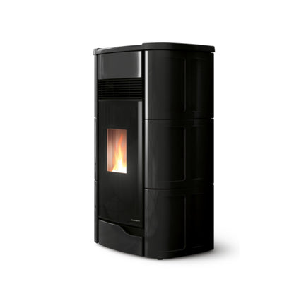 STUFA A PELLET Ecofire Anna 12 Aria 12kW PALAZZETTI ermetica ceramica ventilata zero speed fan braciere ghisa aria calda a+