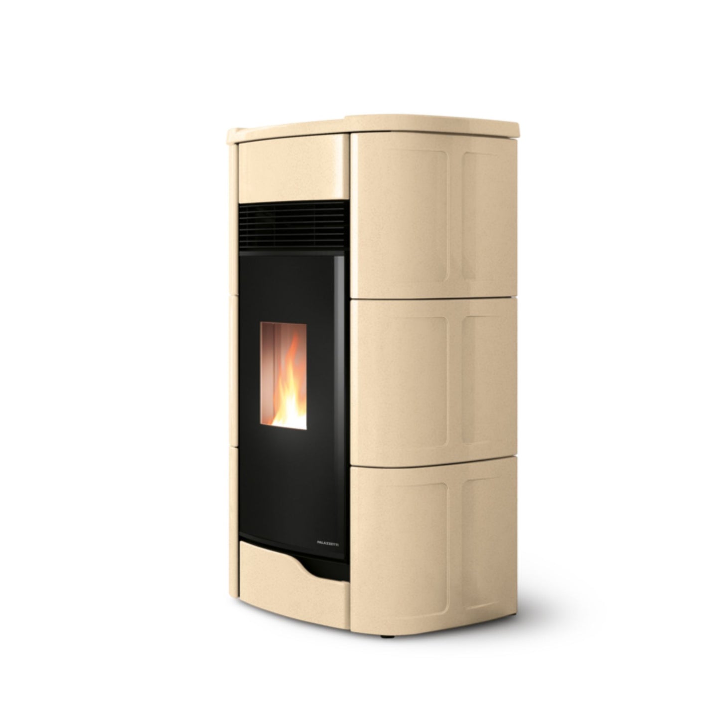 STUFA A PELLET Ecofire Anna 12 Aria 12kW PALAZZETTI ermetica ceramica ventilata zero speed fan braciere ghisa aria calda a+