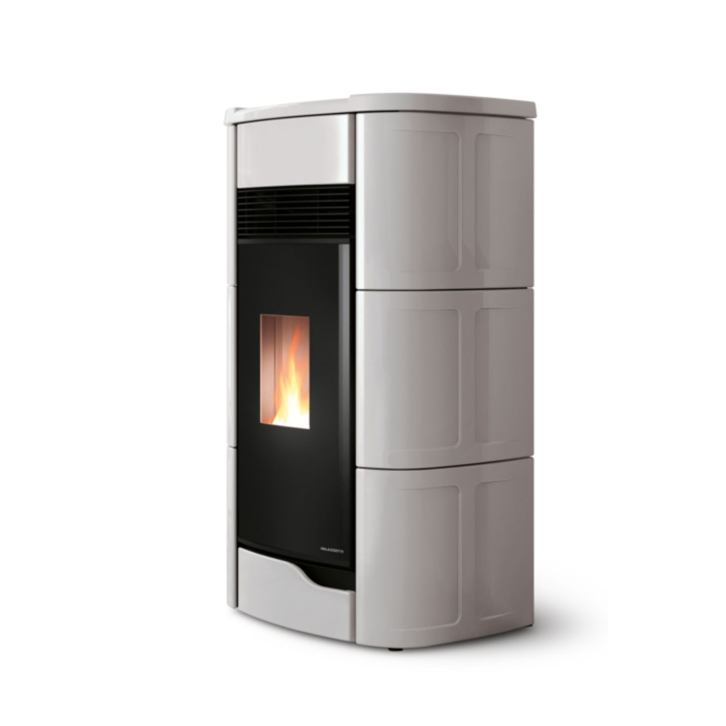 STUFA A PELLET Ecofire Anna 12 Aria 12kW PALAZZETTI ermetica ceramica ventilata zero speed fan braciere ghisa aria calda a+