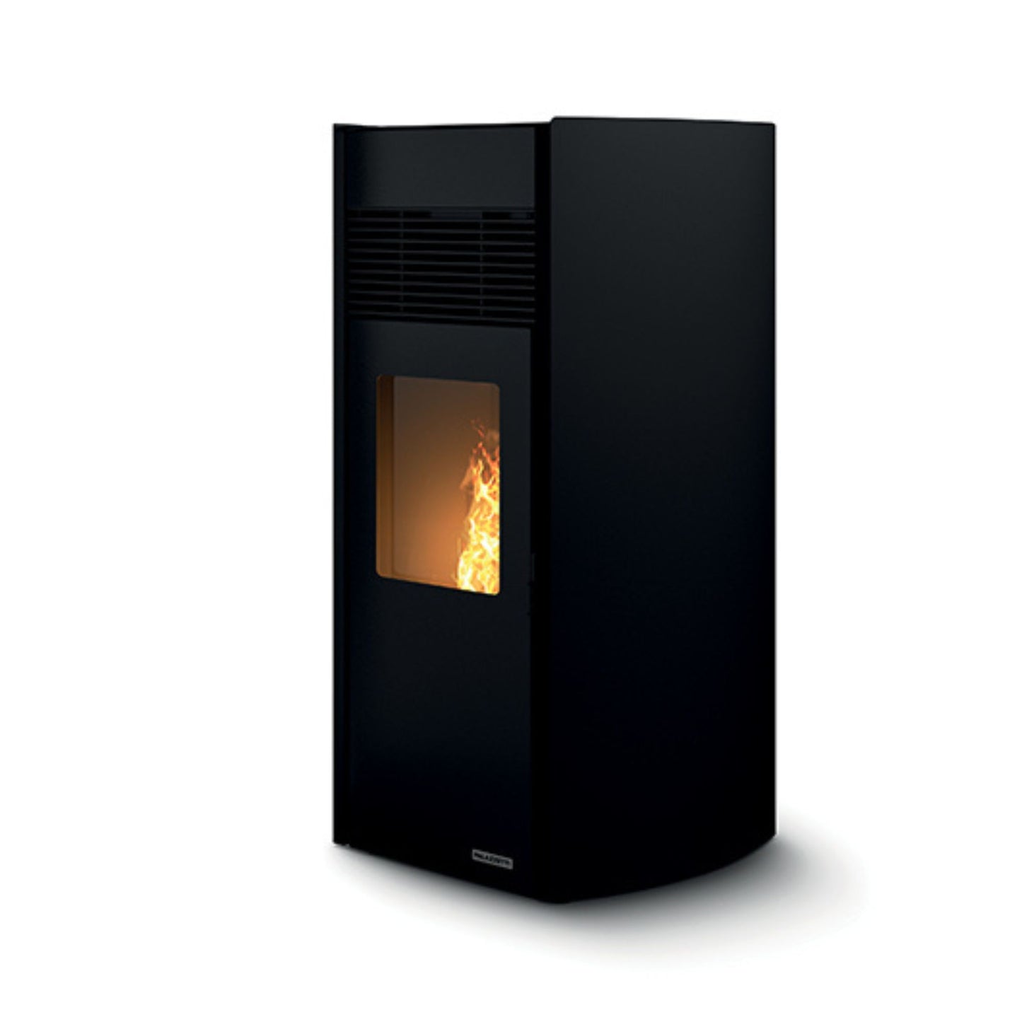 STUFA A PELLET MILU' 8 Aria Ventilata 8kW A+ PALAZZETTI Stufa dalla struttura in acciaio con rivestimento in metallo verniciato A+