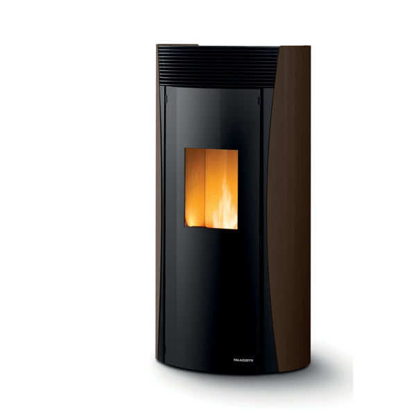 STUFA A PELLET ECOFIRE VIVIENNE 9 Aria Cannalizzabile 9kW A+ PALAZZETTI ermetica con braciere autopulente, Complete Burning System, ventilazione modulabile