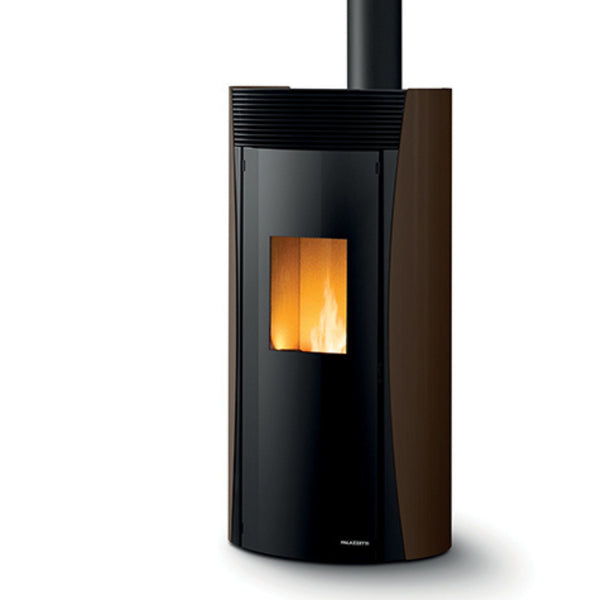 STUFA A PELLET ECOFIRE VIVIENNE 12 US Aria Cannalizzabile 12kW A+ PALAZZETTI Complete Burning System, ventilazione modulabile, pannello digitale touch e aria canalizzabile