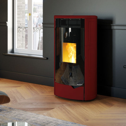 STUFA A PELLET ECOFIRE NADINE TC 9 Pro2 Aria Ventilata 9kW A+ PALAZZETTI riscaldamento ad alte prestazioni, progettata per garantire efficienza