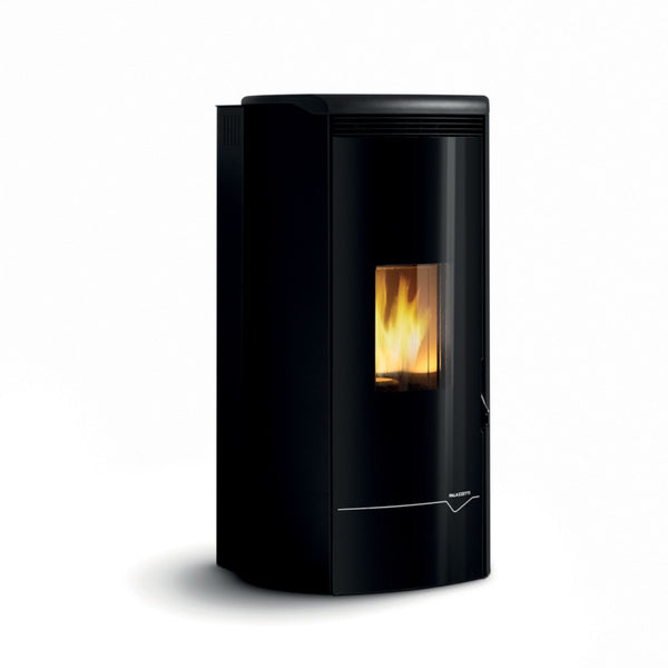 STUFA A PELLET ECOFIRE JACKIE IDRO 15 Acqua e Aria 15kW A++ PALAZZETTI idro ventilata con combustione totale, braciere autopulente, gruppo idraulico integrato