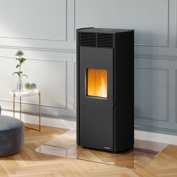 STUFA A PELLET CLELIA 13 PRO3 Aria canalizzabile 13kW PALAZZETTI tecnologia T3, tre ventilatori indipendenti, braciere ad alte prestazioni e classe energetica A+