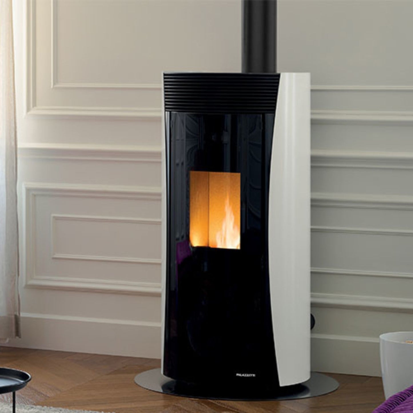 STUFA A PELLET ECOFIRE VIVIENNE 12 US Aria Cannalizzabile 12kW A+ PALAZZETTI Complete Burning System, ventilazione modulabile, pannello digitale touch e aria canalizzabile